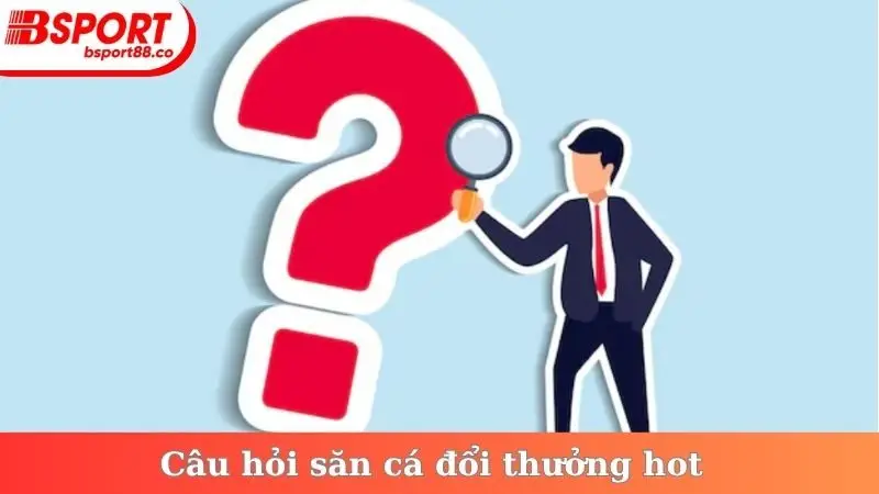 Câu hỏi săn cá đổi thưởng hot