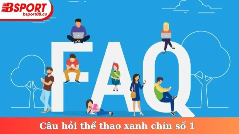Câu hỏi thể thao xanh chín số 1