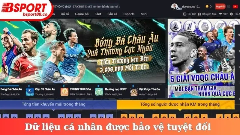 Dữ liệu cá nhân được bảo vệ tuyệt đối